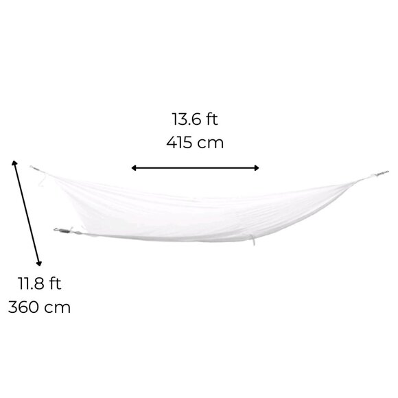 Ikea NWT DYNING White Polyester Large Wedge-Shaped Canopy Sun Shade 11' x 13' - Picture 2 of 8